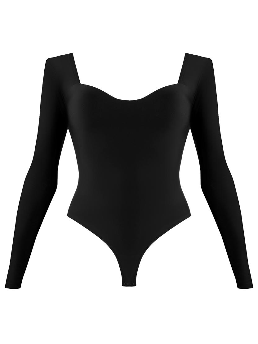 Body Slim Black довгий рукав