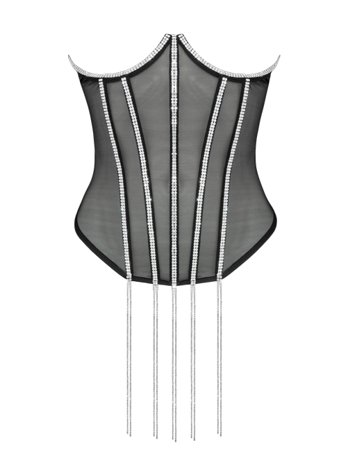 Corset Sparkling Black